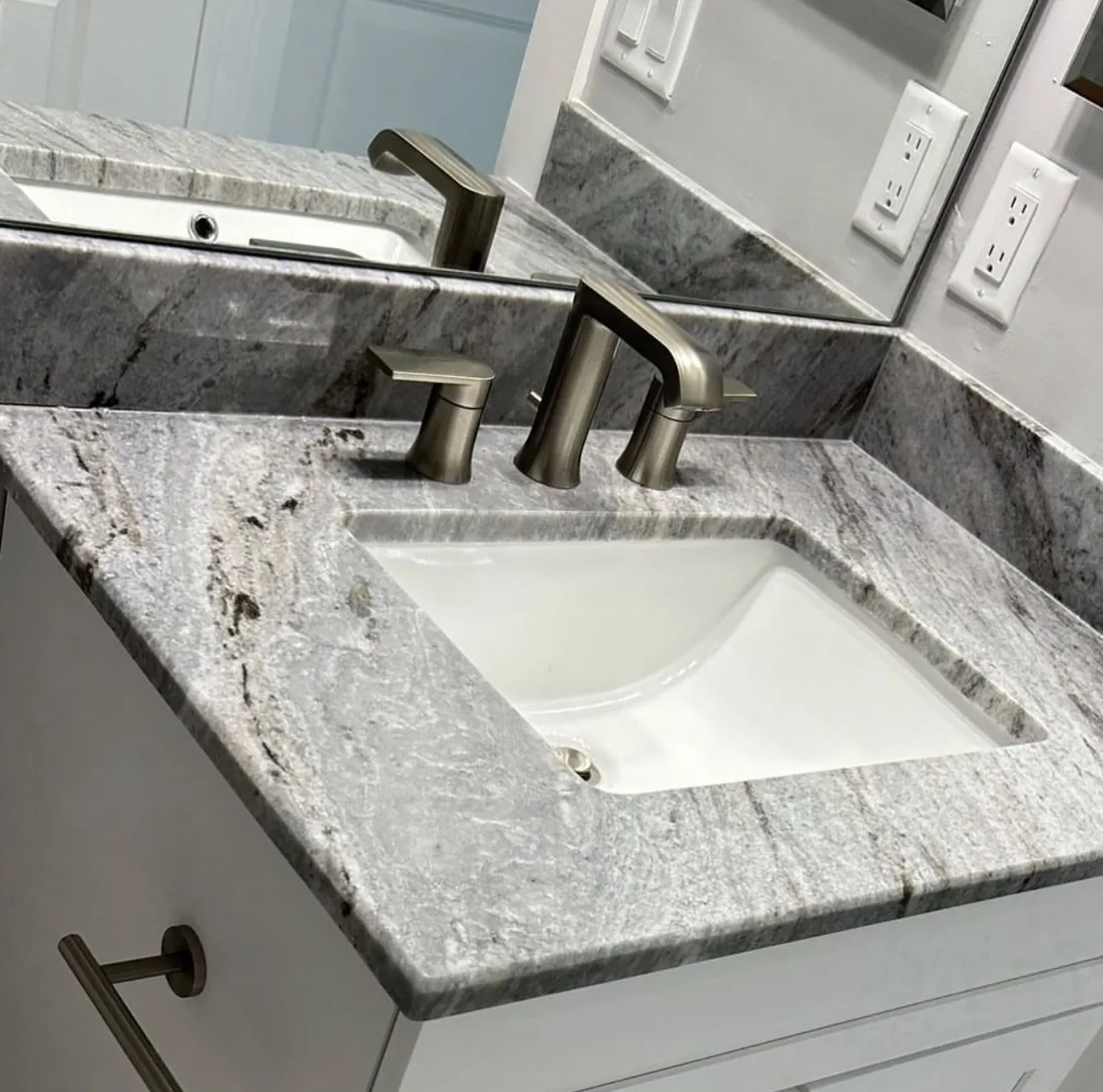 Stone Bathroom Detail by S&D Kings of Marble