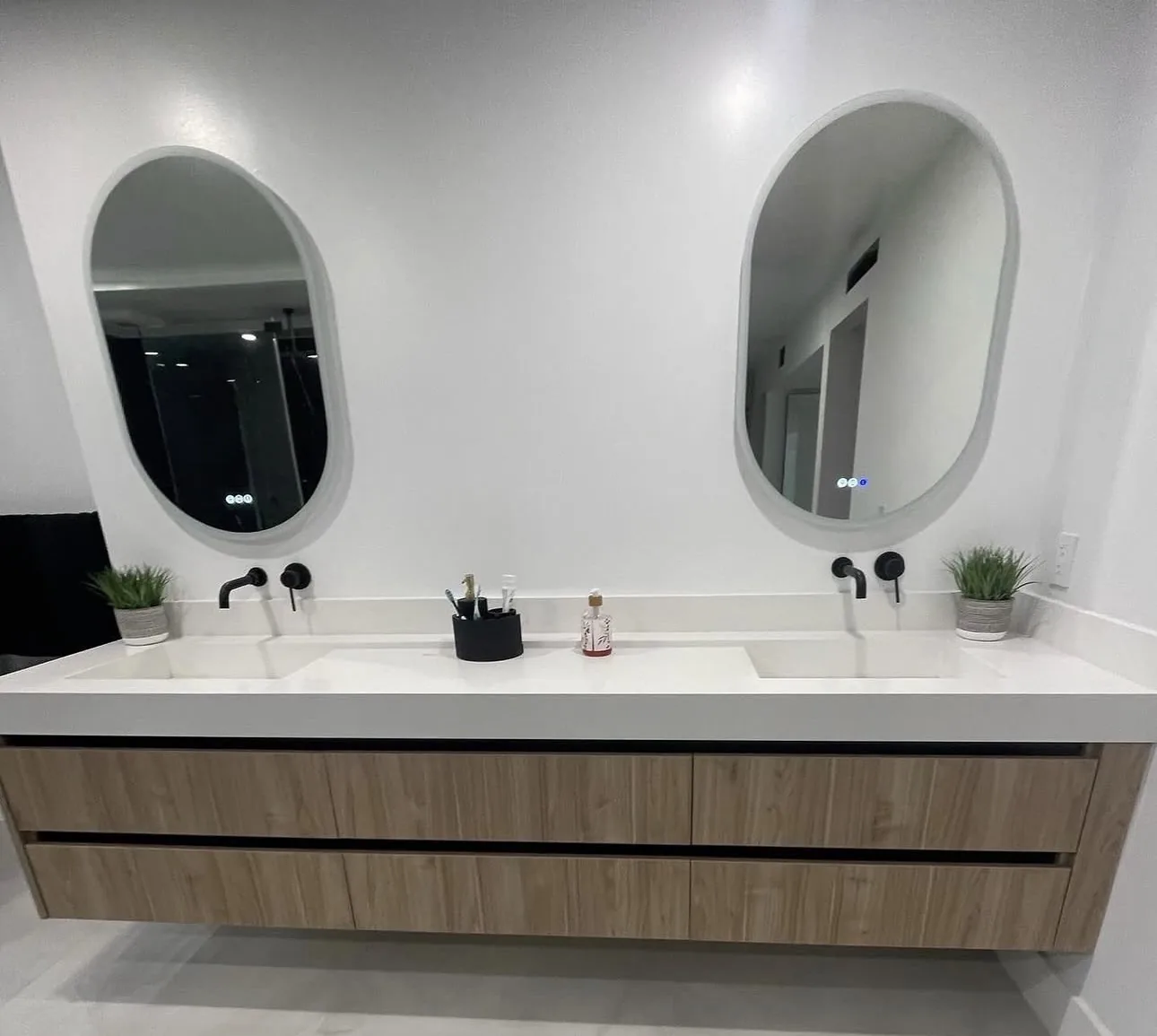 Modern Faucet Detail by S&D Kings of Marble