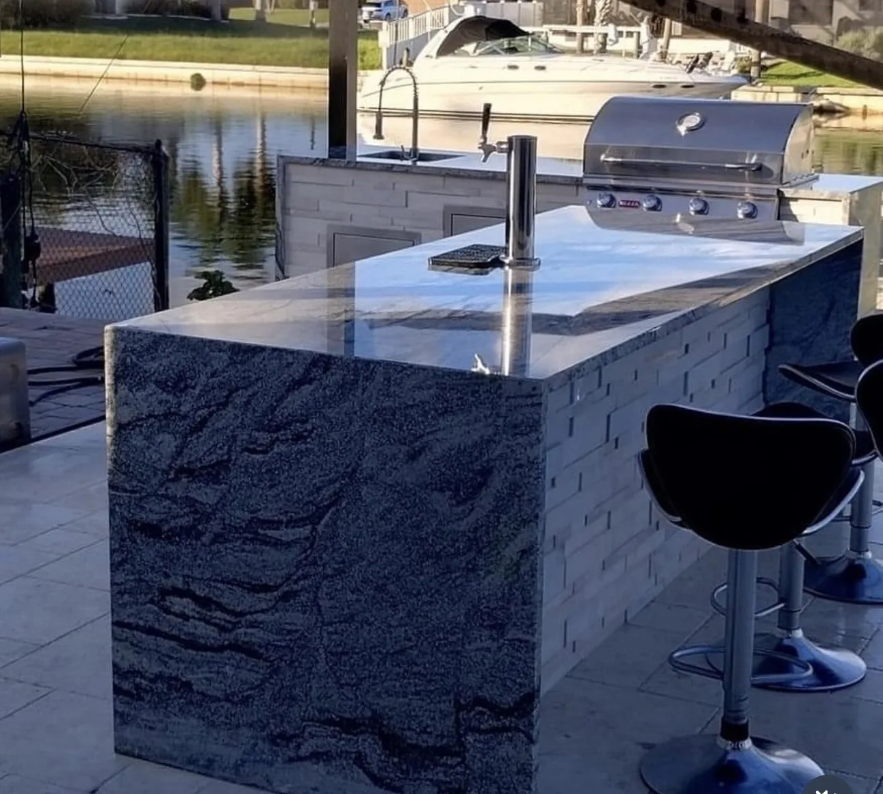 Full Height Backsplash by S&D Kings of Marble